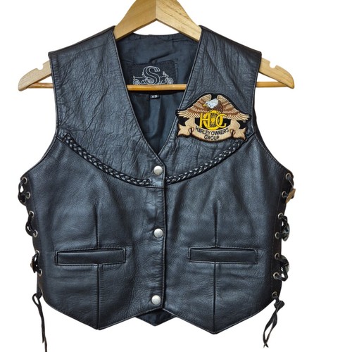 Leather king motorrad weste - king,