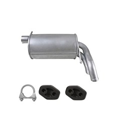 Endschalldämpfer für VW Sharan, Ford Galaxy, Seat Alhambra Auspuff + Montagesatz
