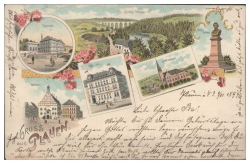 S5716 gruß aus plauen - gruß,