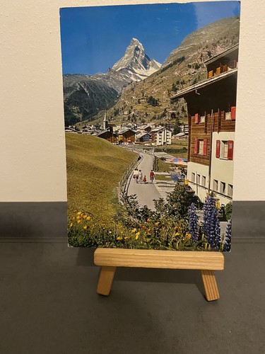 Postkarte zermatt und - zermatt,