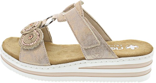 Rieker damen pantolette rose - damen,