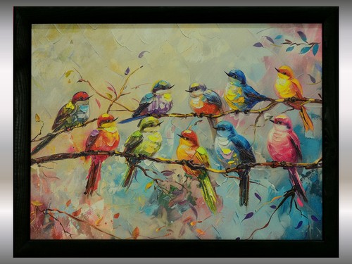 Bunte vögel bild - bunte,