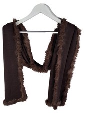 Kurt Kölln Schal Braun Wolle