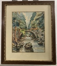 Aquarell Unterzeichnet 1923 /