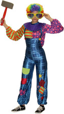 Clown Kostüm Damen Latzhose