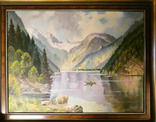 Gebert öl auf leinwand die - Öl,