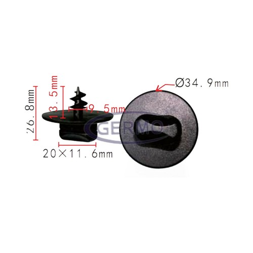 Befestigungs clip - x, befestigungs-clip