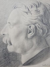 Bleistiftzeichnung auf Papier