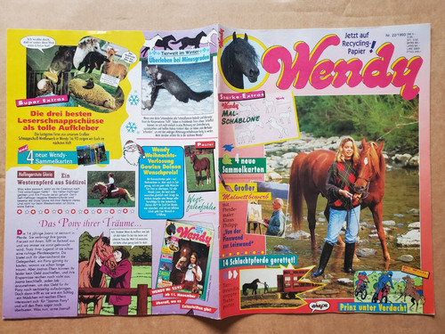 Wendy pferde comic heft - wendy,