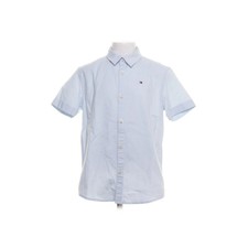 Tommy Hilfiger, Kurzarmhemd, Größe: 128, Blau, Baumwolle/Elasthan, Streifen #FHG