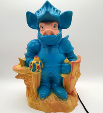 Heico Ritter Schwein Dekoration Nachtlicht Lampe Vintage | Guter Zustand | -Top!