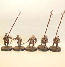 5 URUK HAI aus Isengard zusammen PLASTIK Herr der Ringe Games Workshop Hobbit