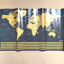 envami Rubbelweltkarte Französisch XXL XXLifestyle Mapping