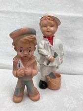 2 Rubber Figuren Maler und