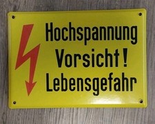 DDR Schild Emaille