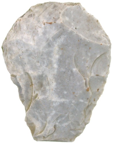 Neandertaler faustkeil biface - neandertaler,