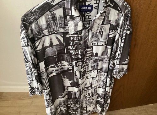 John gee kurzarm hemd xxl - john,