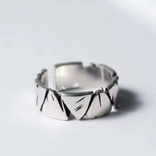 Herren Ring Silber plattiert