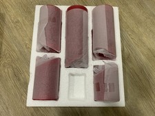 Kerzen, 5 Stück, NEU, rot