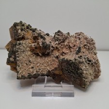 Fluorit mit Chalkopyrit Grube Bergmännisch Glück Frohnau Erzgebirge Sachsen