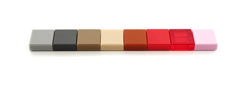 100x lego 1x1 - lego, fliese