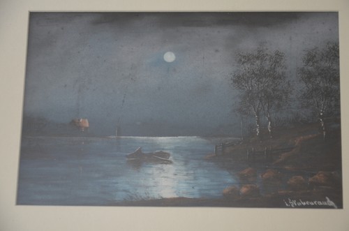 Zwei aquarelle von leopold - zwei,