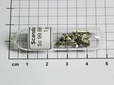 Scandium Metall, sublimiert 1.0g unter Argon 99.999%