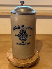 1 l Bierkrug Krug Masskrug Bier Brauerei Schloß Gossersdorf