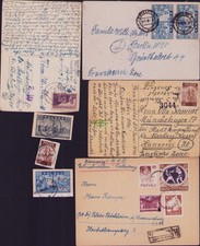 B22664  Polen 4 Belege 1946