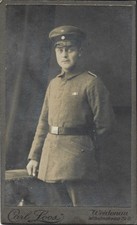 Soldat Feldbluse M1915 mit Auszeichnung Atelier Carl Loos Weidenau Siegen