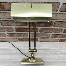 Brass Banker Piano Desk Lamp