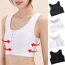 Dehnbarer Korsettformer Drahtlos Brustwickel Bandage Seitliche Schnalle /
