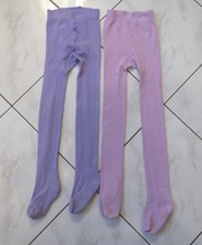 🌺2er Set Strumpfhosen ~ 110/116 ~ TCM ~ flieder + rosa  🌺