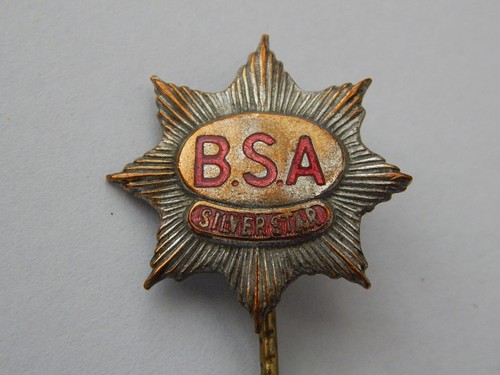 Bsa silverstar anstecknadel - silverstar,