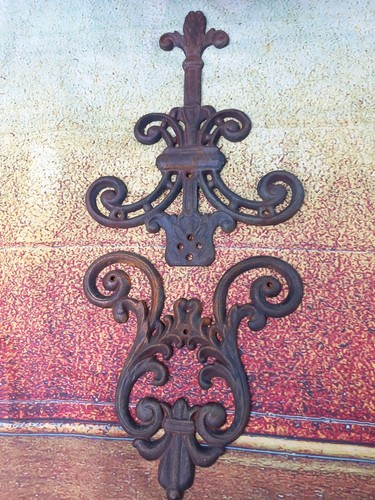 Altes ornament gusseisen - altes,
