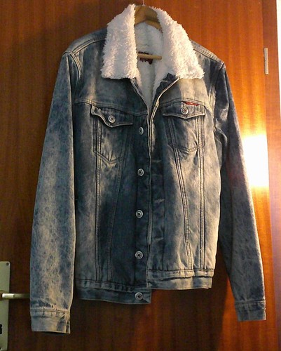 Jeansjacket mit fell - mit,