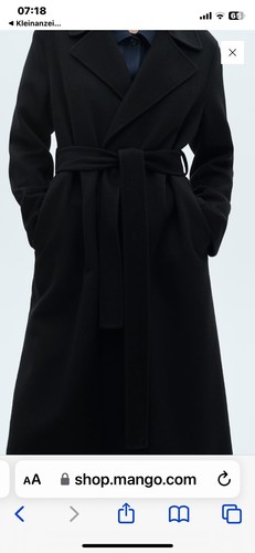 Mango wollmantel modell batin - wollmantel,