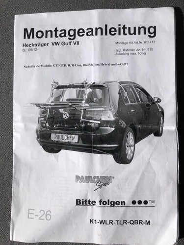 Fahrradträger heckklappe - fahrradträger,