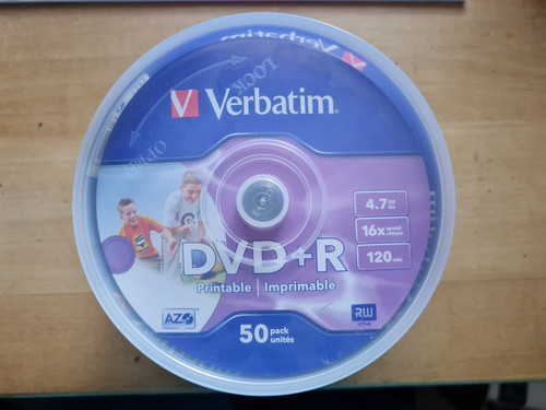 Verbatim 43512 dvd - r, 16x