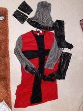 Faschingskostüm Kreuzritter Raubritter Mittelalter Herren Gr. XL