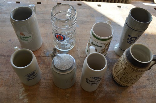 Konvolut bierkrüge - konvolut, (8)