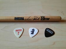Original 90s Pantera Guitar Picks And Drumstick Dimebag Darrell Vinnie Paul Rex 