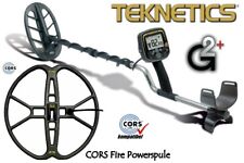Metalldetektor Teknetics G2 plus & CORS Fire Hochl.-Spule (Tiefenortungspaket)