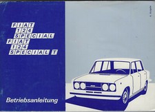 FIAT 124 Special 124 Special T 1973 Bedienungsanleitung Handbuch Bordbuch BA