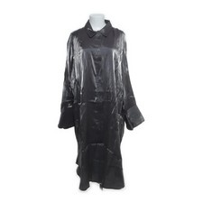 H&M, Blusenkleid, Größe: XL, Grau, Polyester/Viskose, Satin, Damen #gql