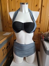 Bikini-Set Octopus Größe 40 Schwarz-Grau  NEU  ( 200 )