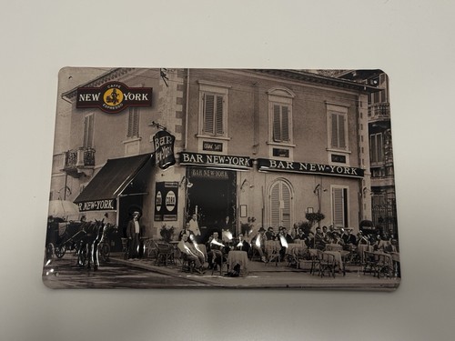 Metallschild caffè new - „caffè,