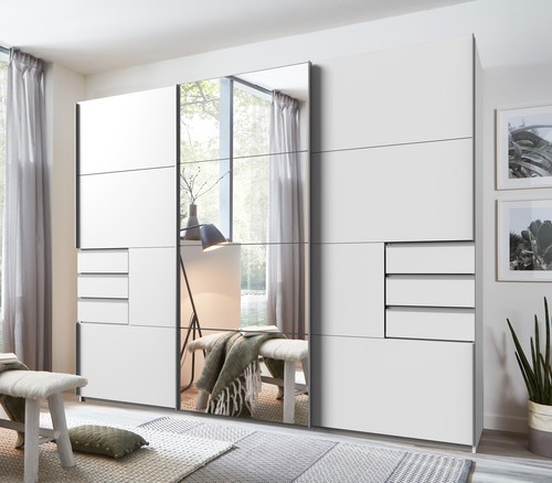 Kleiderschrank weiß mit