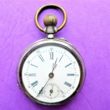 HERREN TASCHENUHR, Silber -