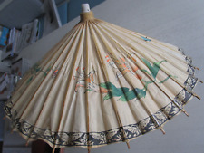 REDUZIERT: SEHR ALTER Japanischer Schirm wunderschön mit Papier bespannt Vintage